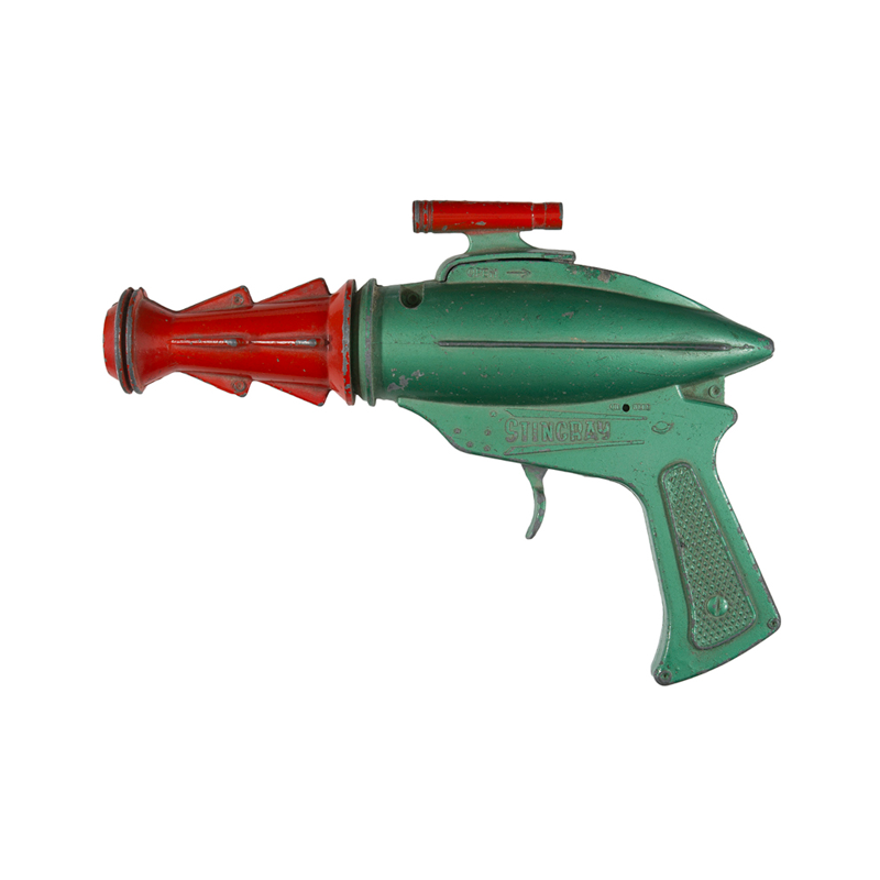 Playworn toy, Stingray Cap Gun, Lone Star 1960s  
